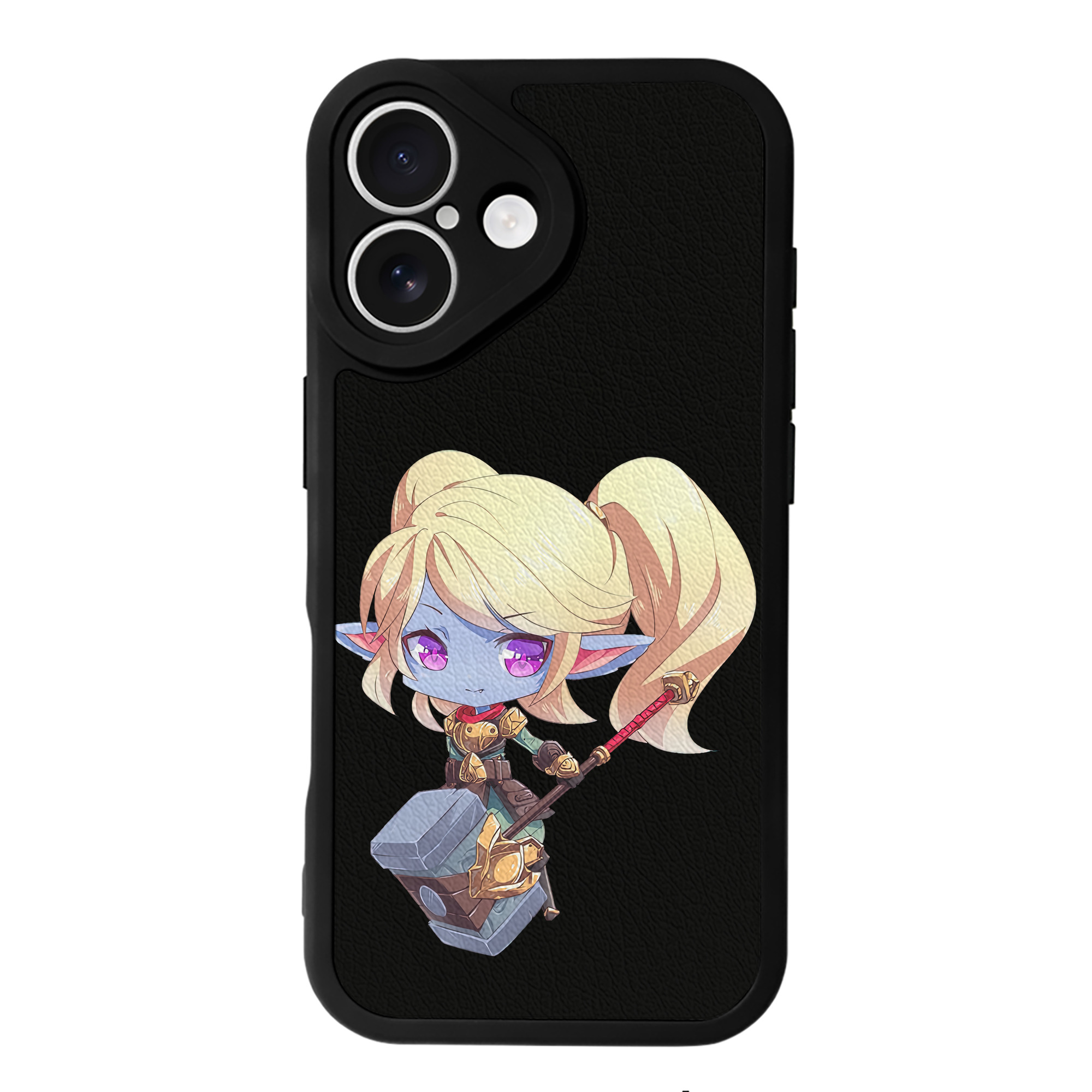 リーグ・オブ・レジェンド League of Legends LOL 【iPhone 16シリーズ対応】シリコンスマホケース（レザー調） 材質：シリコン